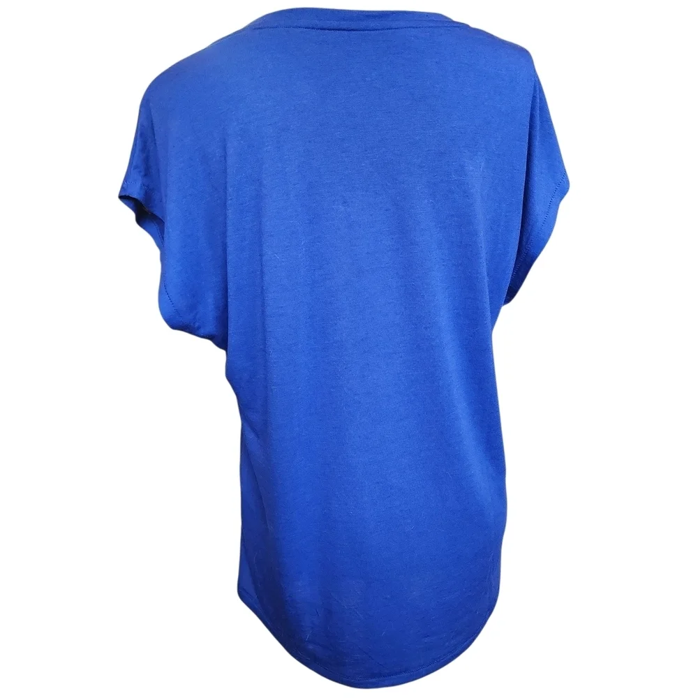Nike Dri-Fit Blue Loose Fit Graphic Tee – Size M
